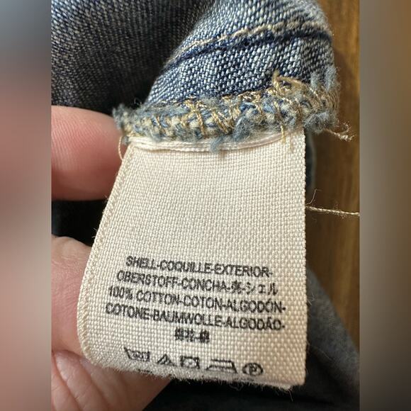 Free People Vintage Denim Button Down Maxi Dress Size 4 EUC Rare Style - Picture 5 of 9